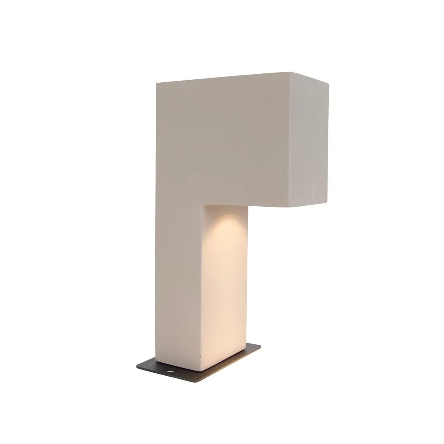 QAZQA Moderne Wegeleuchte Grau 35cm IP44 Pompei