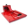 Rote PixMax Transferpresse 50x50cm für Schneideplotter und kreatives Gestalten.