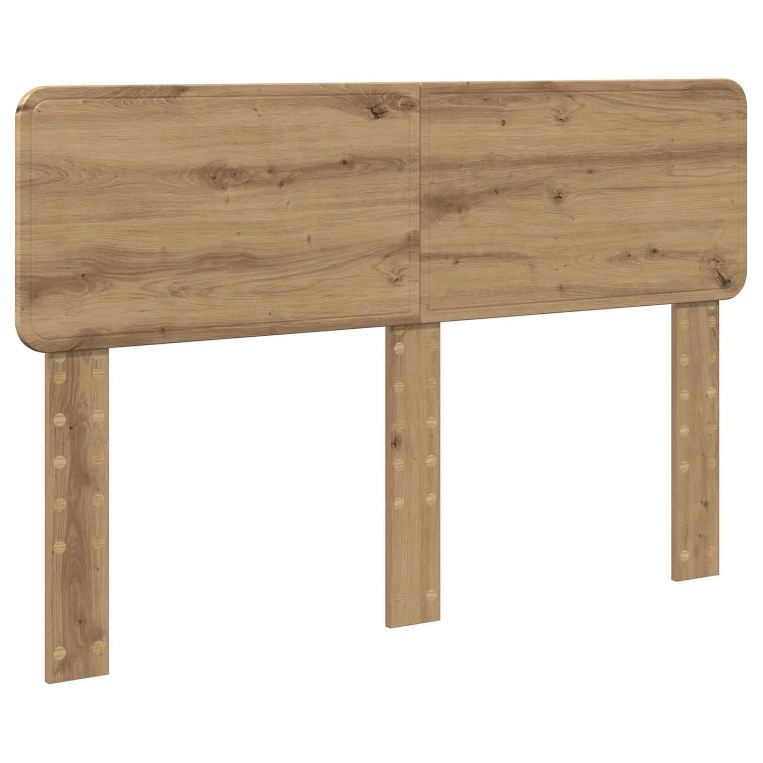 vidaXL Kopfteil mit Kopfteil Artisan-Eiche 160 cm Holzwerkstoff 888527