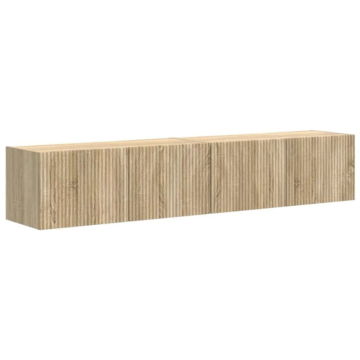 vidaXL TV-Wandschrank 2 Stk Sonoma 60 x 31 x 29,5 cm Holzwerkstoff 892214