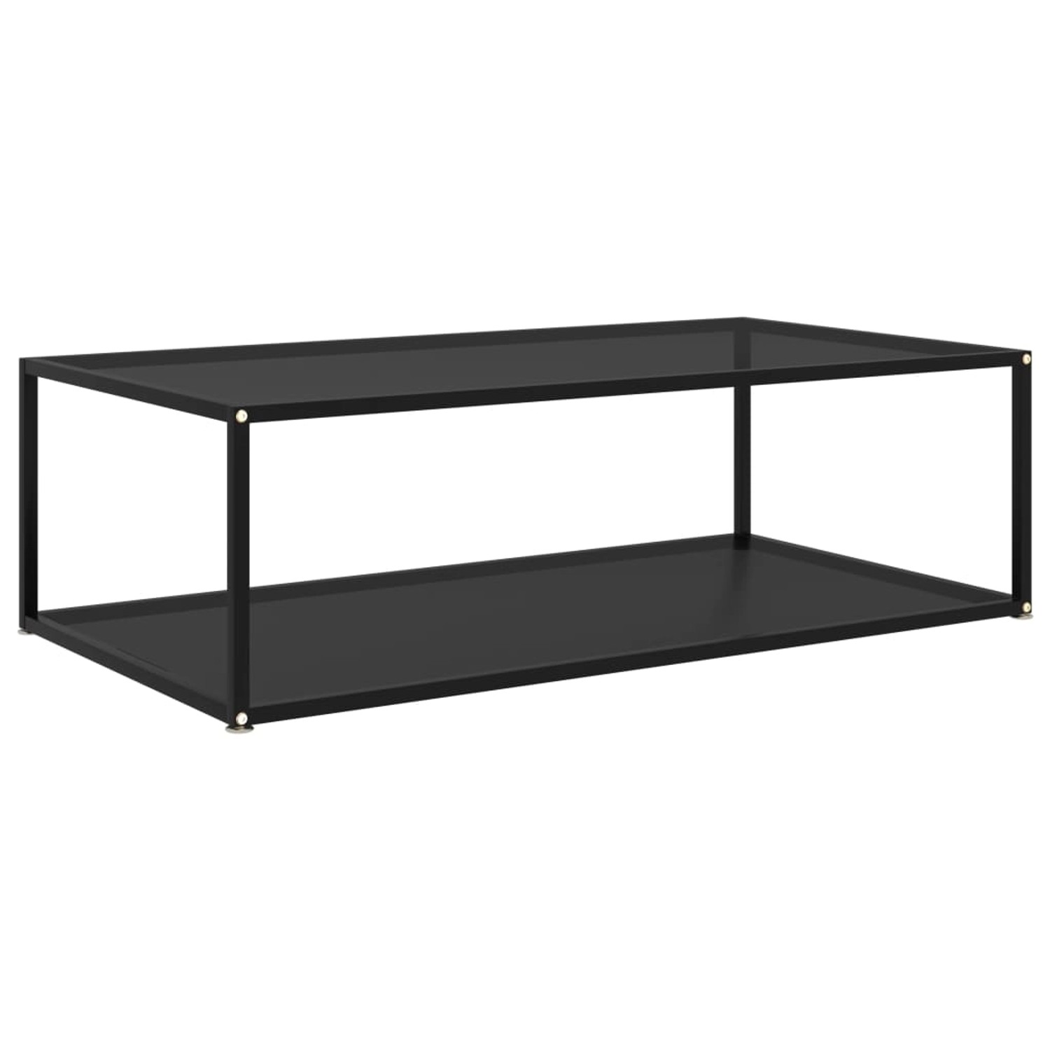 vidaXL Couchtisch Schwarz 120x60x35 cm Hartglas 322903 günstig online kaufen