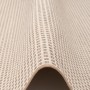 Detailaufnahme: Snapstyle In & Outdoor Teppich Oslo beige-creme mit Karomuster, Flachgewebe.