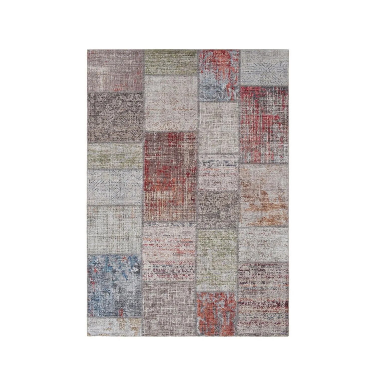 Vercai Rugs Teppich Fenix Patchwork Mehrfarbig 200 x 290 cm