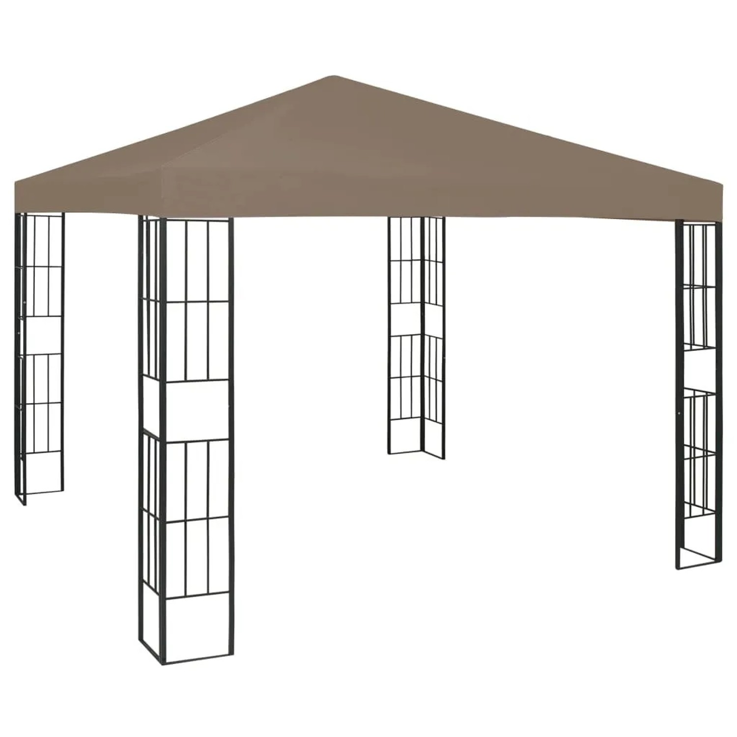 vidaXL Pavillon 3x3 m Taupe 312257