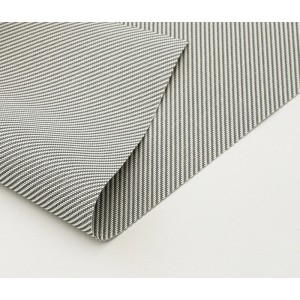 Gardinia Hitzeschutz, 40x80 cm, grau gestreift, für Fenster als Blendschutz.