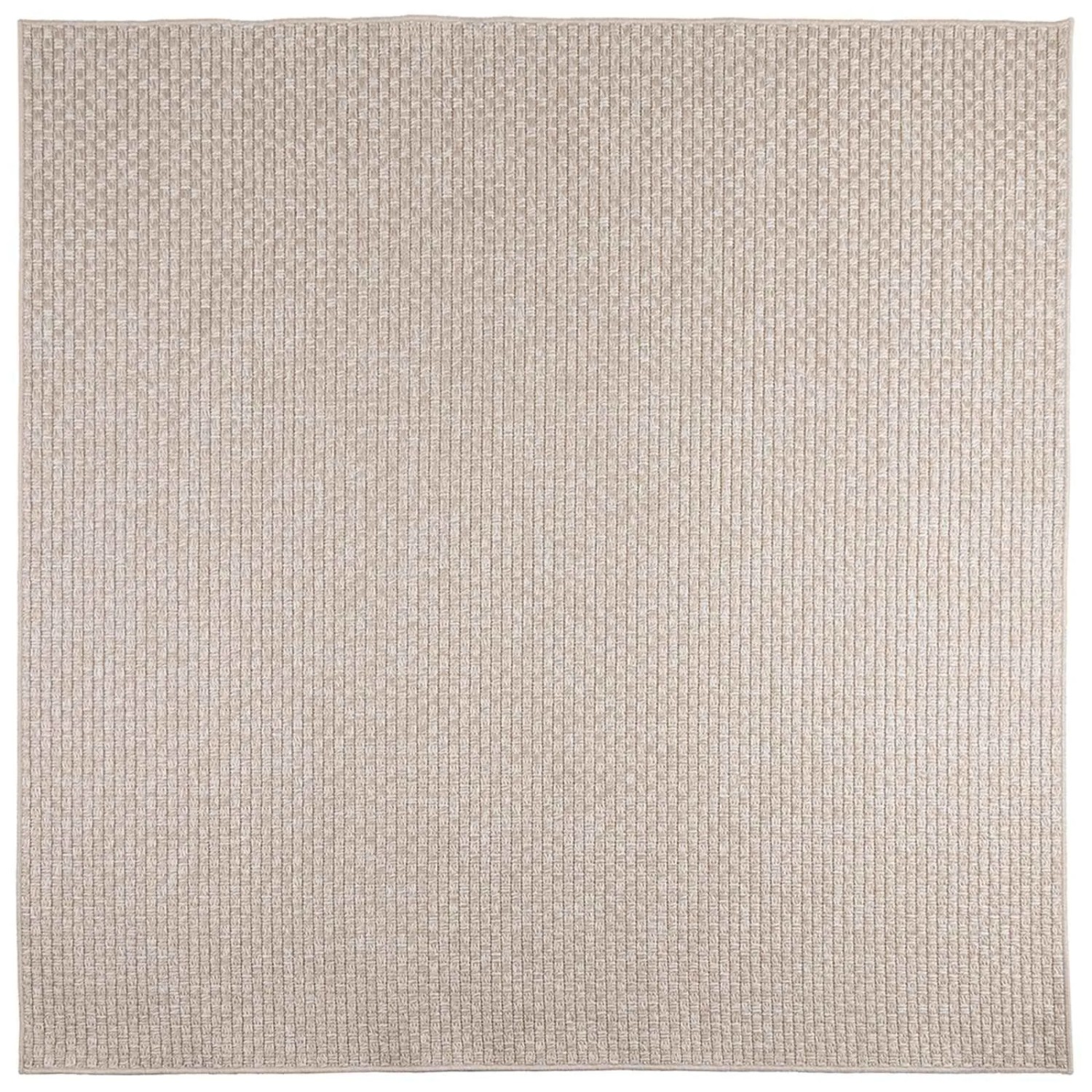 vidaXL Bereichsteppiche Quadratisch FARO Creme 200 x 200 cm Polyester 42022565