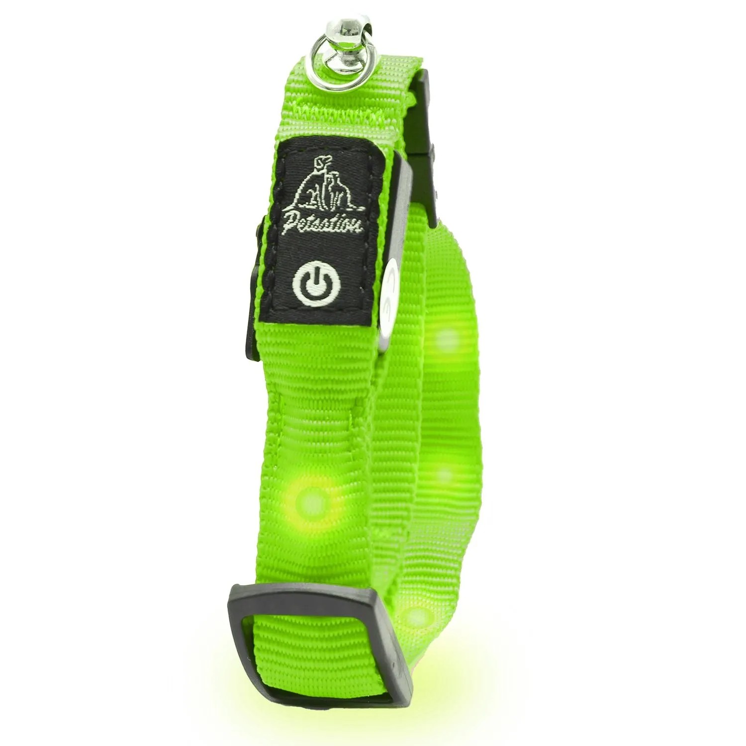 PETSATION Leuchtendes Katzenhalsband Grün