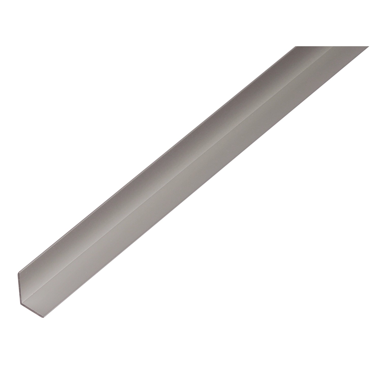 Winkelprofil ungleichschenklig Aluminium 18 mm x 17,8 mm x 1.000 mm Silber