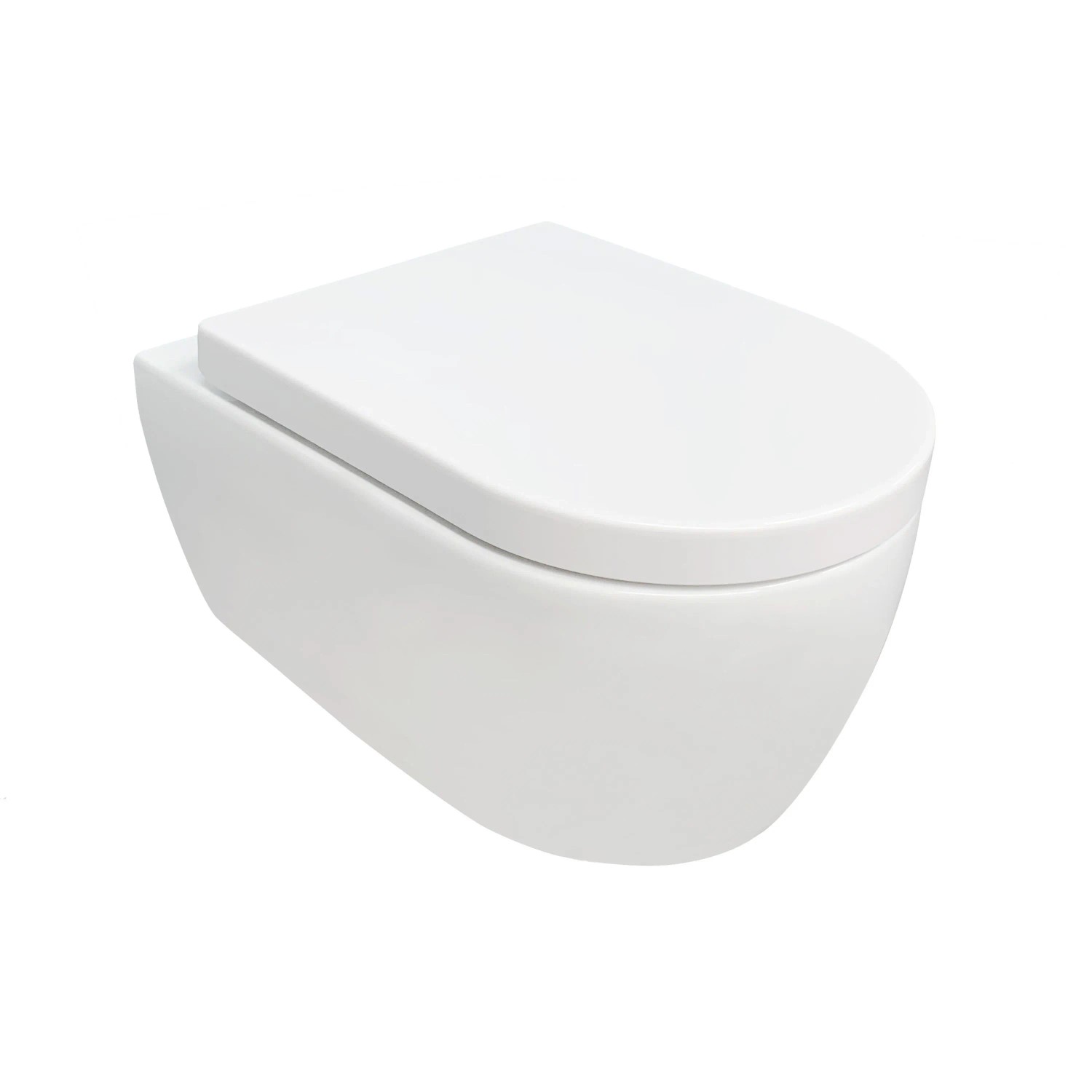 NEG Hänge-WC Uno11RK Randlos Spritzfrei Länge 55,5 cm Klassik Design