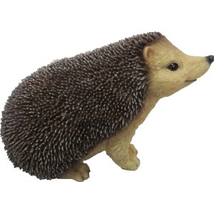 Deko-Figur Igel, 20 cm, aus Polyresin für die Gartendekoration.