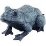 Heissner Teichfigur Frosch, Deko für Gartenteich, aus Polyresin, mit Solar-Panel und Pumpe.