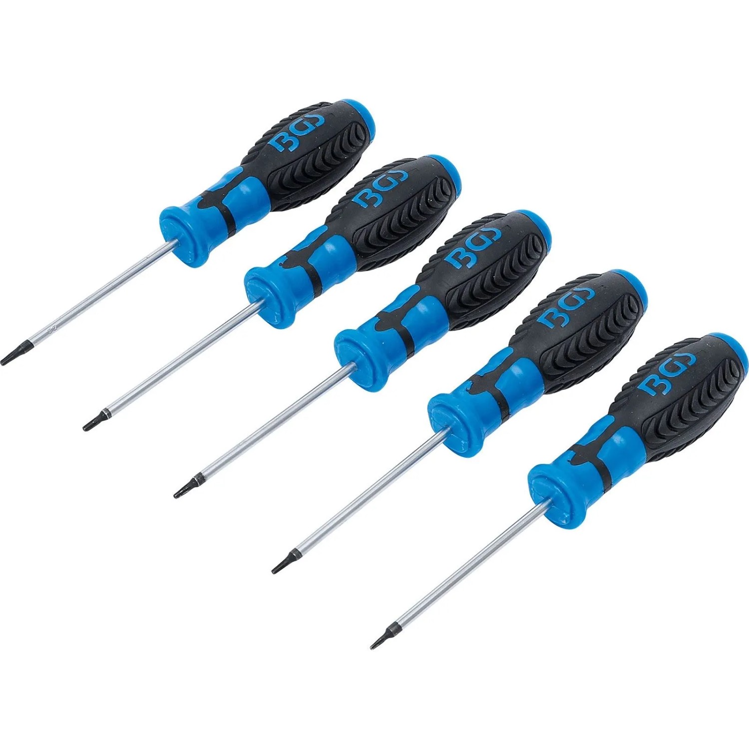 BGS Schraubendreher Satz T Profil  Für Torx  Mit Bohrung T6 T10 5Tlg  6826
