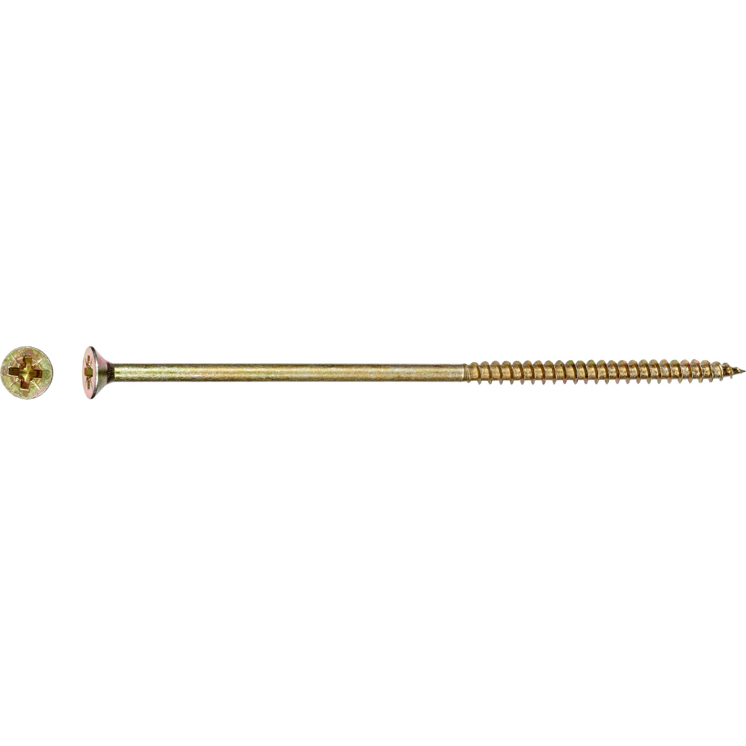 LUX Senkkopf Spanplattenschraube PZ-Antrieb Ø 6 mm x 200 mm 50 Stück