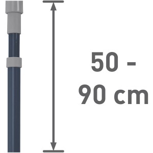 Teleskopstiel (50-90cm) für Bad- und Fliesenwischer, Reinigungsgerät.