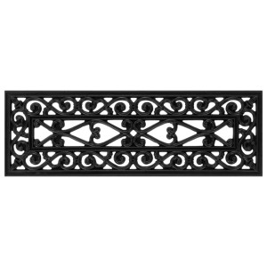vidaXL Stufenmatten 10 Stk 25x75 cm Gummi 155629