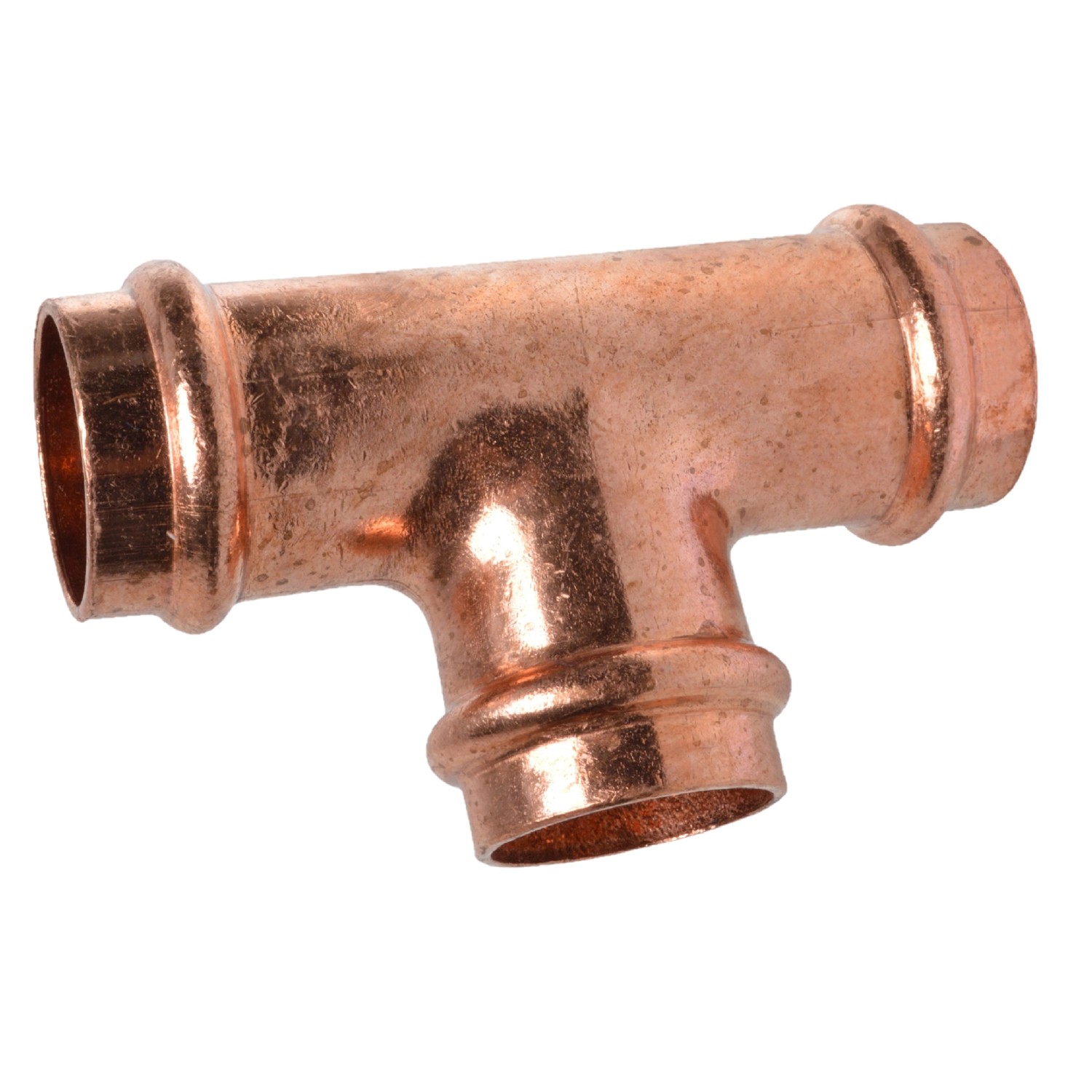 Kirchhoff CU-T-Stück 3 Muffen Blank 12 mm