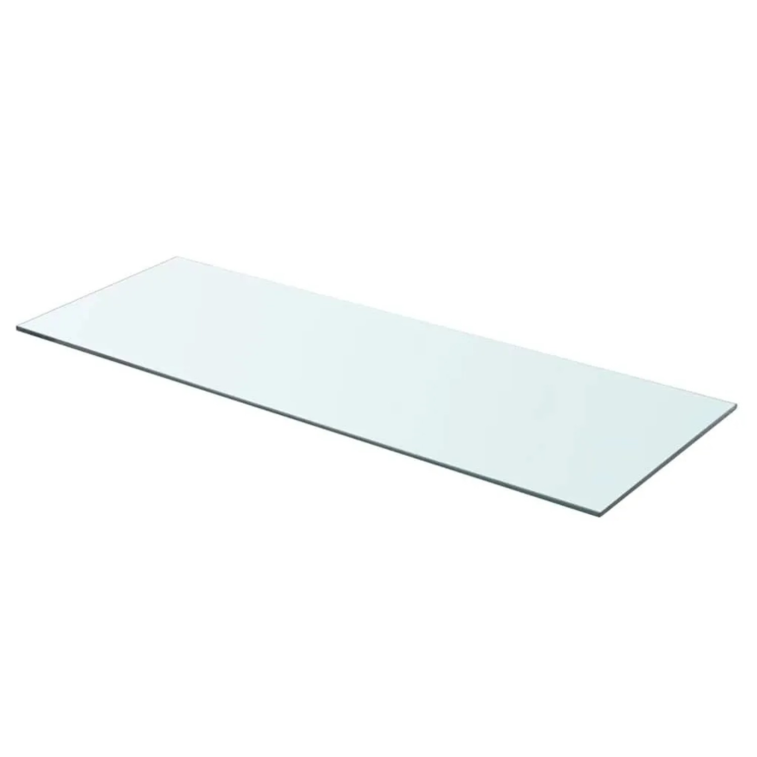 vidaXL Regalboden Glas Transparent 80x30 cm 243836