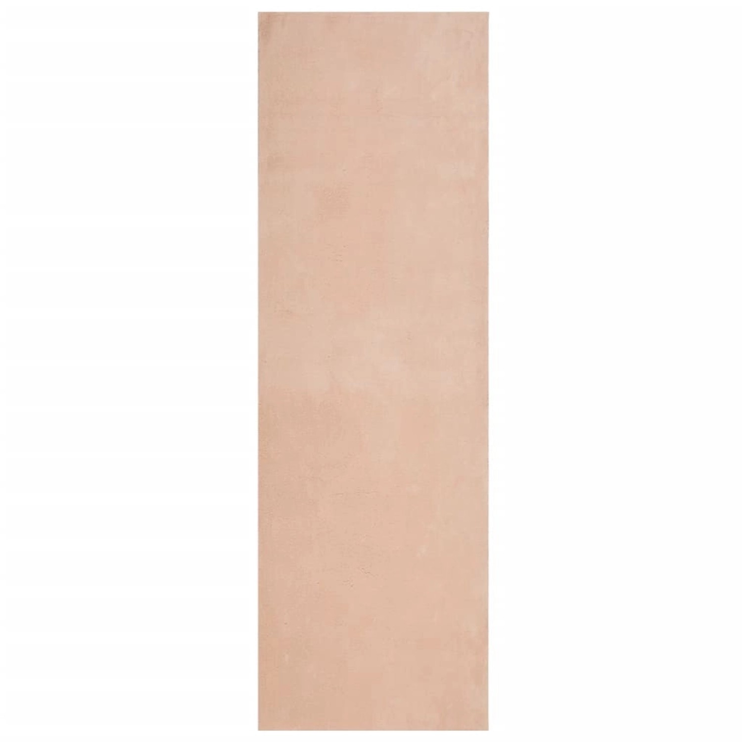 vidaXL Teppich Huarte Kurzflor Weich Und Waschbar Blassrosa 80x250 Cm 19313 günstig online kaufen