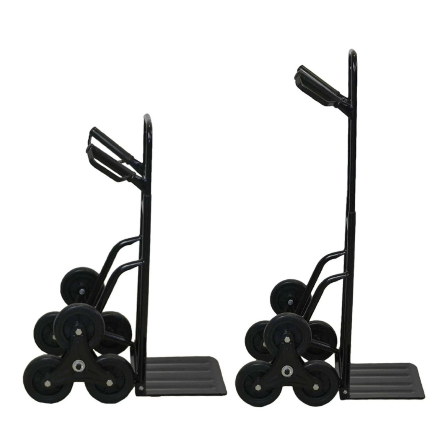 PROREGAL Treppensackkarre ODIN, All Black, 200kg Tragkraft, Hartgummi-Räder.