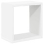 Weißes vidaXL Würfelregal, 26x15x26 cm, zur Wandmontage, schlichtes Design.