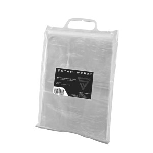 STAHLWERK Staubschutztür U-Form, 120x220cm, verpackt. Staubvorhang für Renovierungsarbeiten.