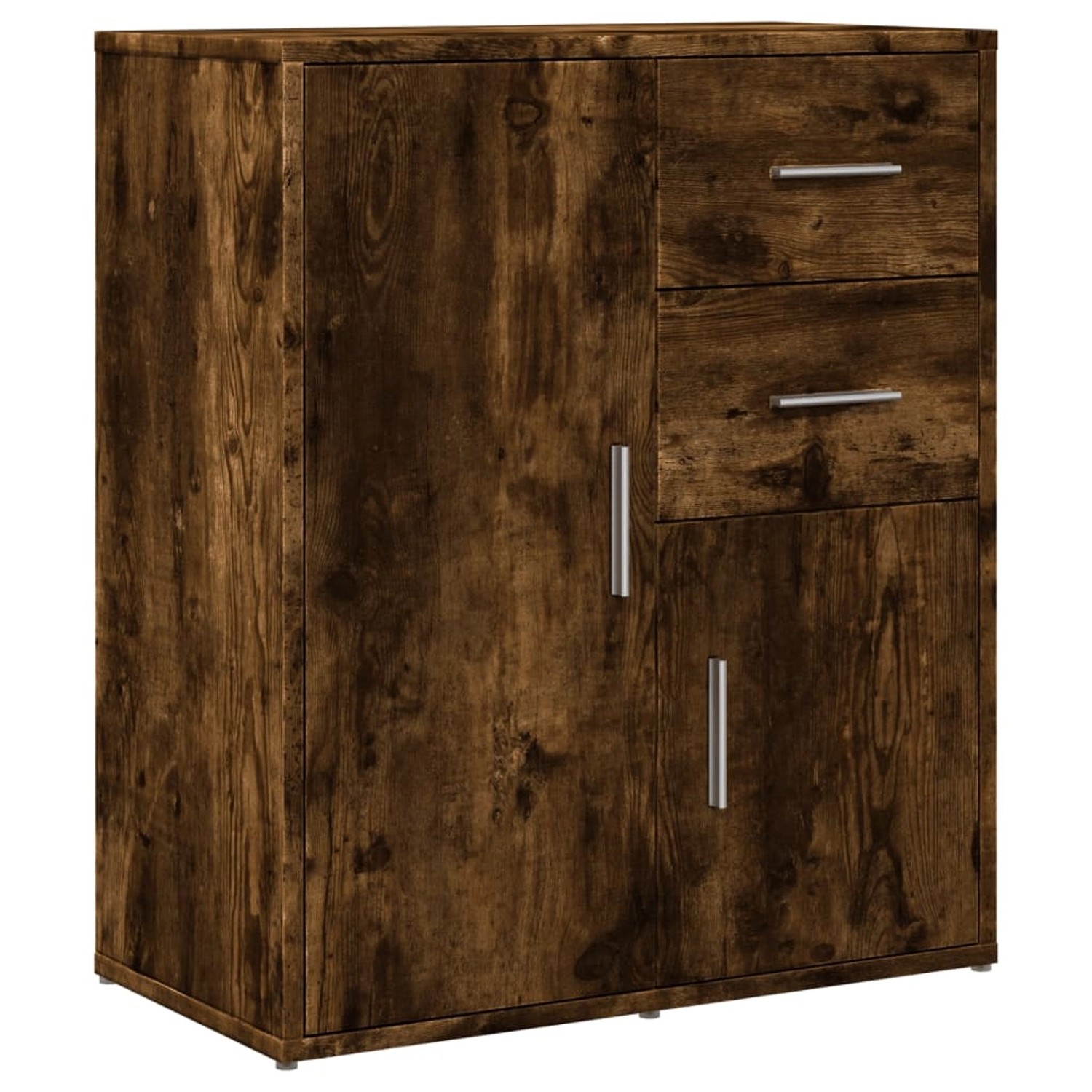 vidaXL Sideboard Räuchereiche 60x31x70 cm Holzwerkstoff 840482
