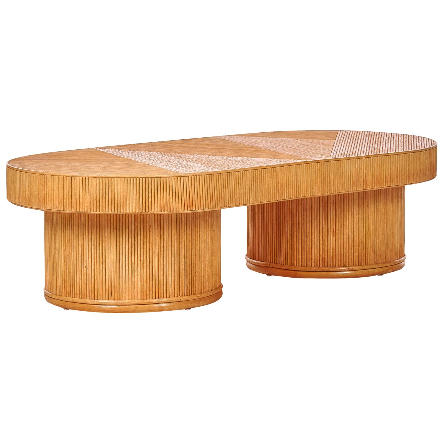Beliani Couchtisch AIROLE Heller Holzfarbton 150x70x40 günstig online kaufen