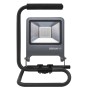 Osram LED-Baustrahler S-Stand 50W, dunkelgrau, mit schwenkbarem Kopf und Tragegriff.