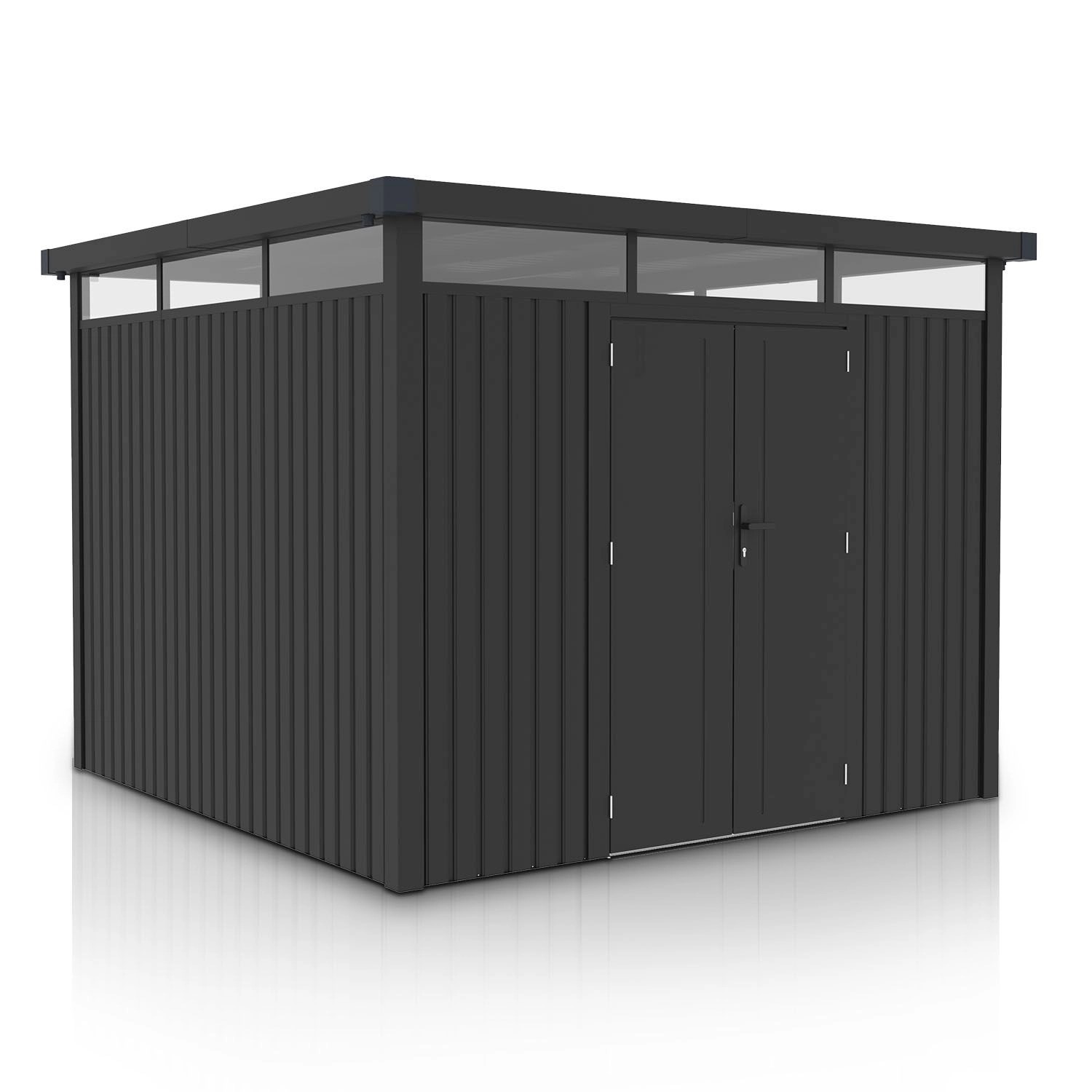 Juskys Gerätehaus Luzern 8,6 m² Anthrazit günstig online kaufen