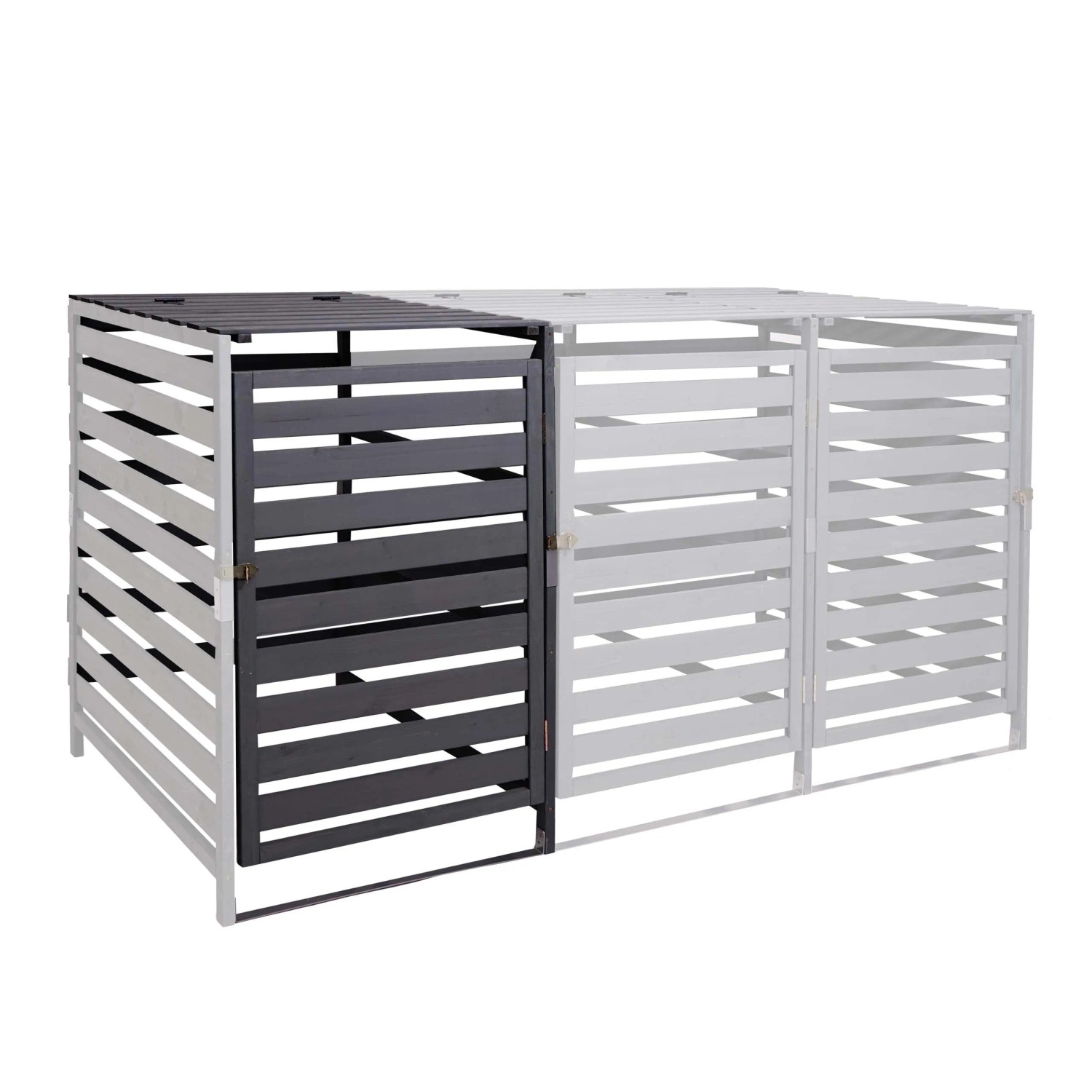 Proregal XL 1er-/2er-Mülltonnenverkleidung Erweiterung HxBxT 114x67x97 cm A günstig online kaufen