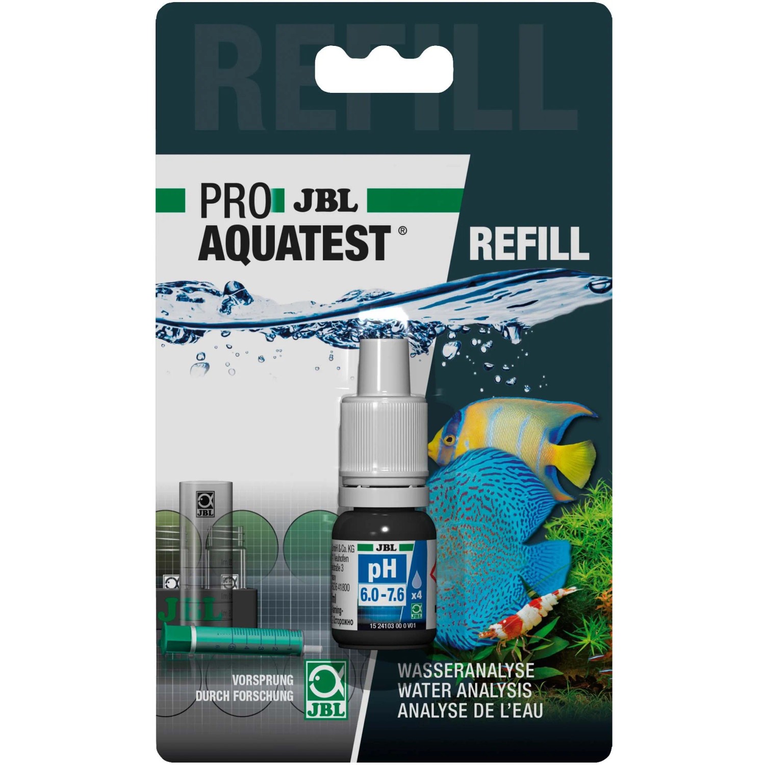 JBL Wassertest-Reagenz ProAquaTest pH 6.0-7.6 Refill