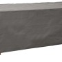 Graue Perel Schutzhülle für Gartentisch bis 300 cm, aus Polypropylen-Gewebe.