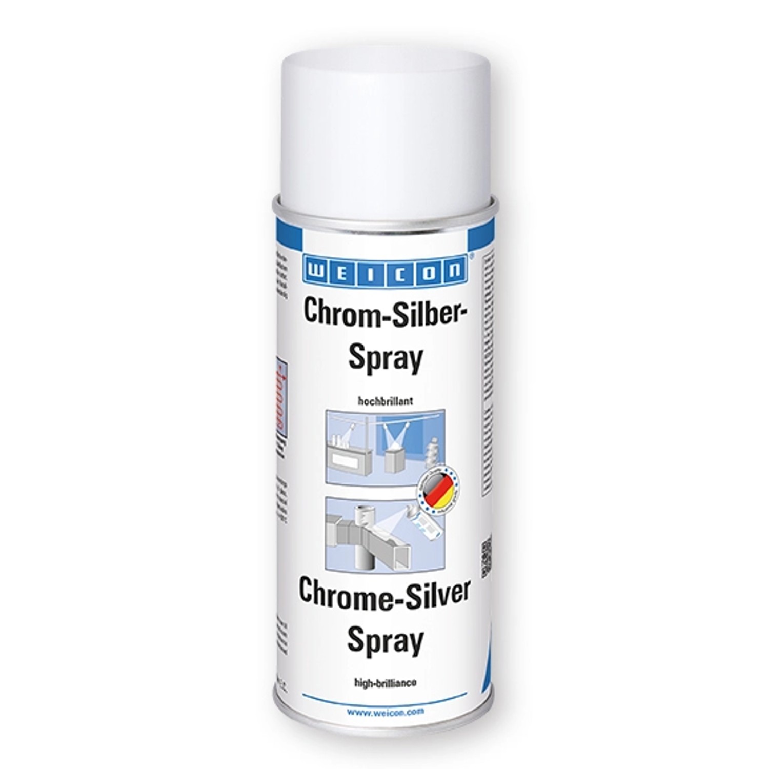 Thumbnail - WEICON Chrom-Silber-Spray 400 ml