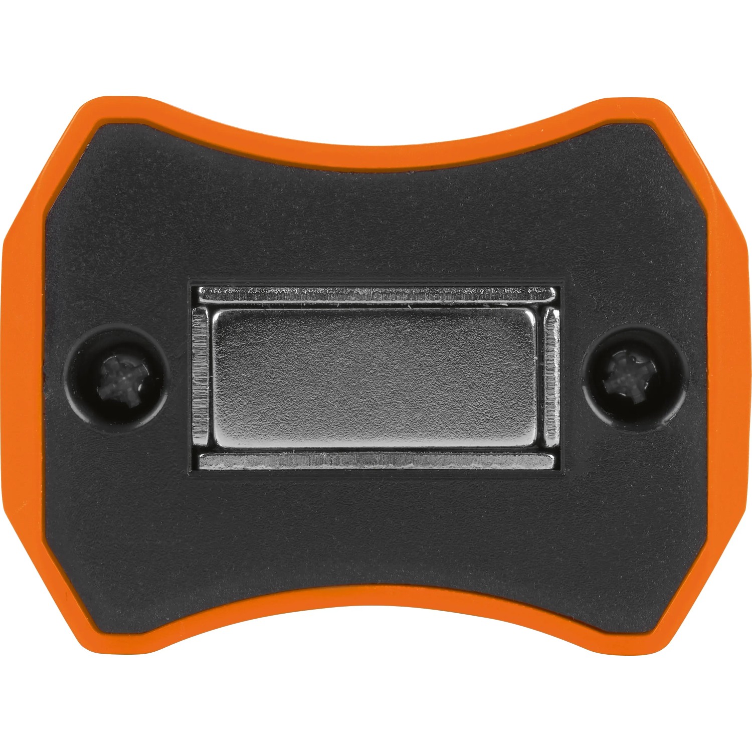 Detailansicht der Rückseite einer Arbeitsleuchte COB-LED mit Magnet und Schrauben.