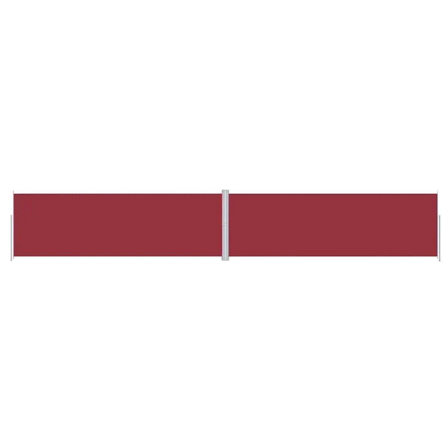 vidaXL Seitenmarkise Ausziehbar Rot 200x1200 cm 318083