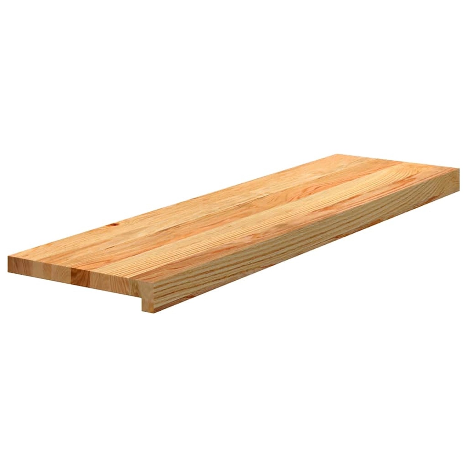 vidaXL Treppenstufen 8 Stk Hellbraun 90x25x2 cm Massivholz Eiche 3282967 günstig online kaufen