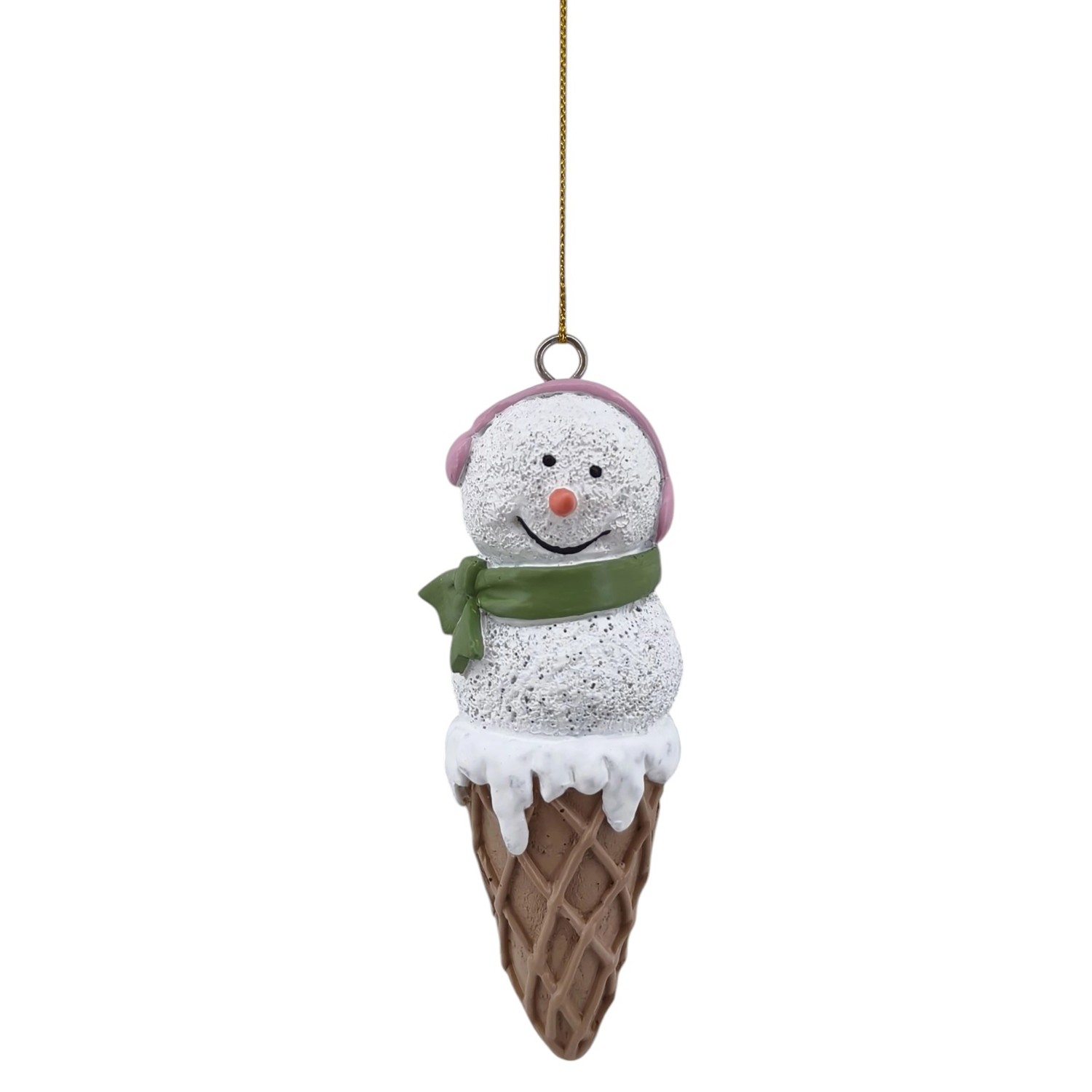 Dekofigur Pfefferkuchen Anhänger Schneemann 11,5 cm günstig online kaufen