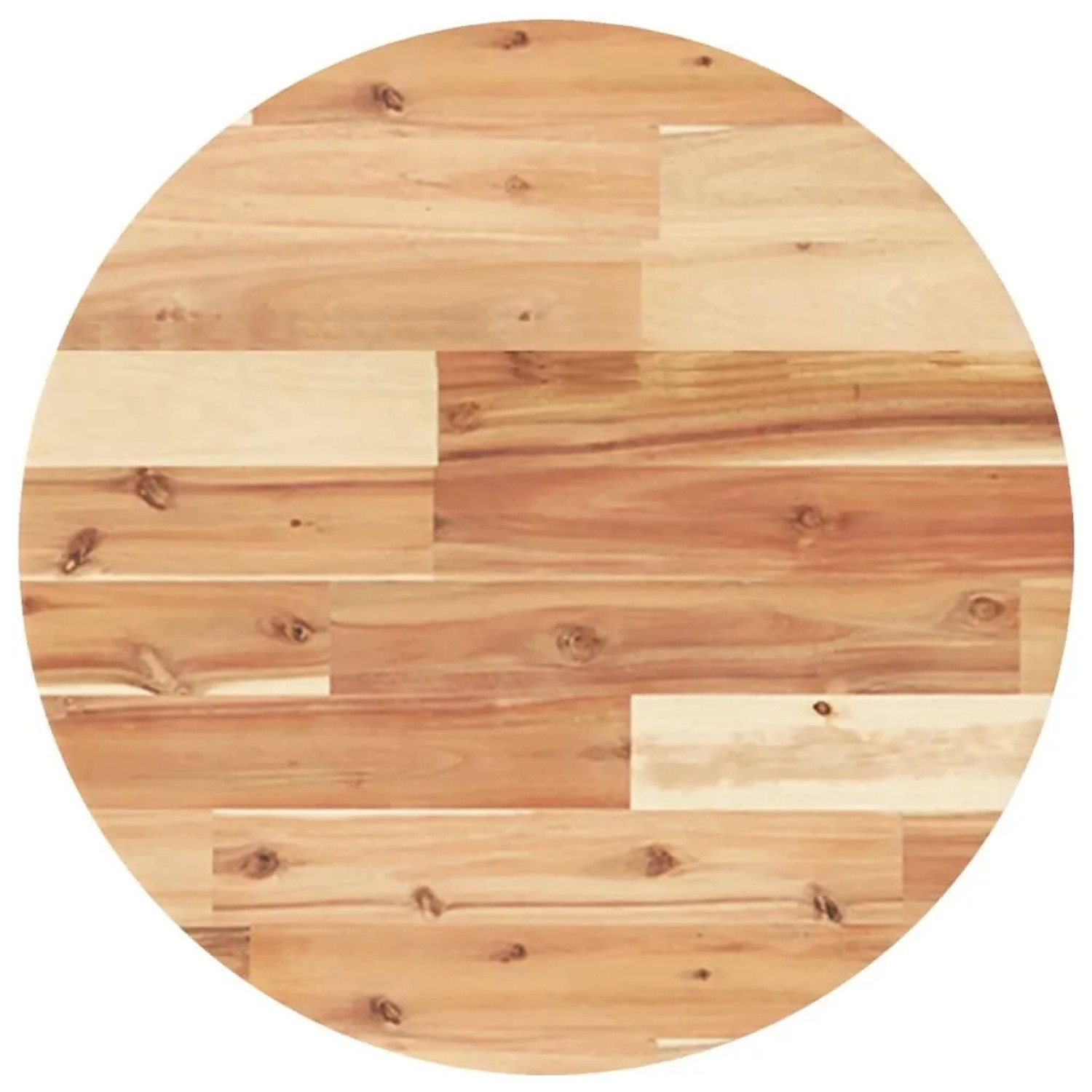 vidaXL Tischplatte Rund Ø50x4 cm Massivholz Akazie 4008701