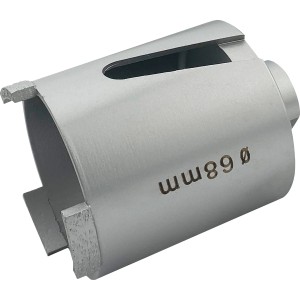 LUX Diamant-Bohrkrone, 68 mm, für Bohrmaschinen, zum Bohren von weichen bis mittelharten Materialien.