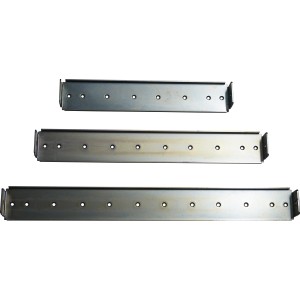 Gabiona Schienen-Set für Banksitzflächen, 3 feuerverzinkte Metallschienen, 50 cm, für Gabionen.