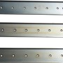 Gabiona Schienen-Set für Banksitzflächen, 3 feuerverzinkte Metallschienen, 50 cm, für Gabionen.
