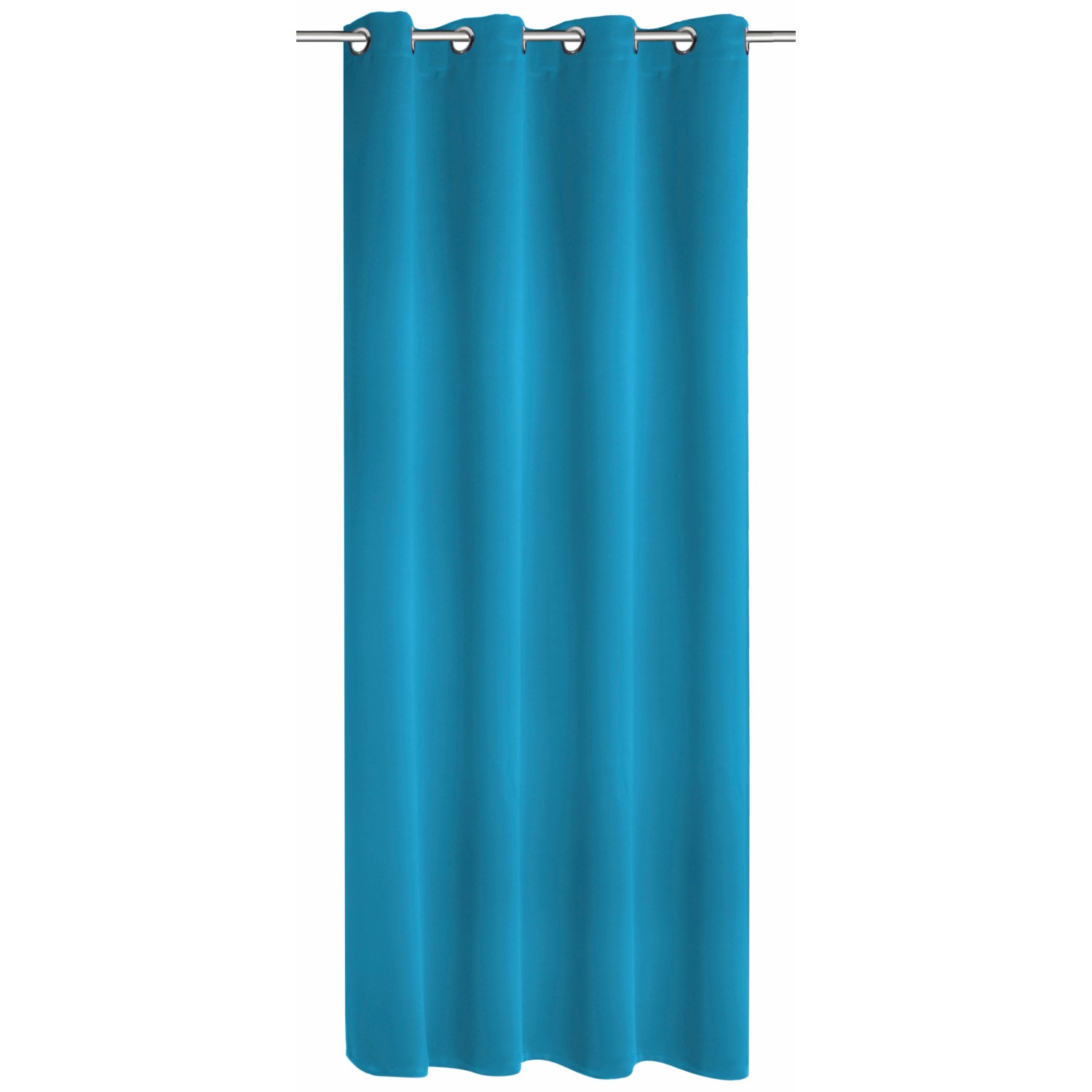 Ösenschal Blackout Mia Türkis 245 cm x 140 cm günstig online kaufen