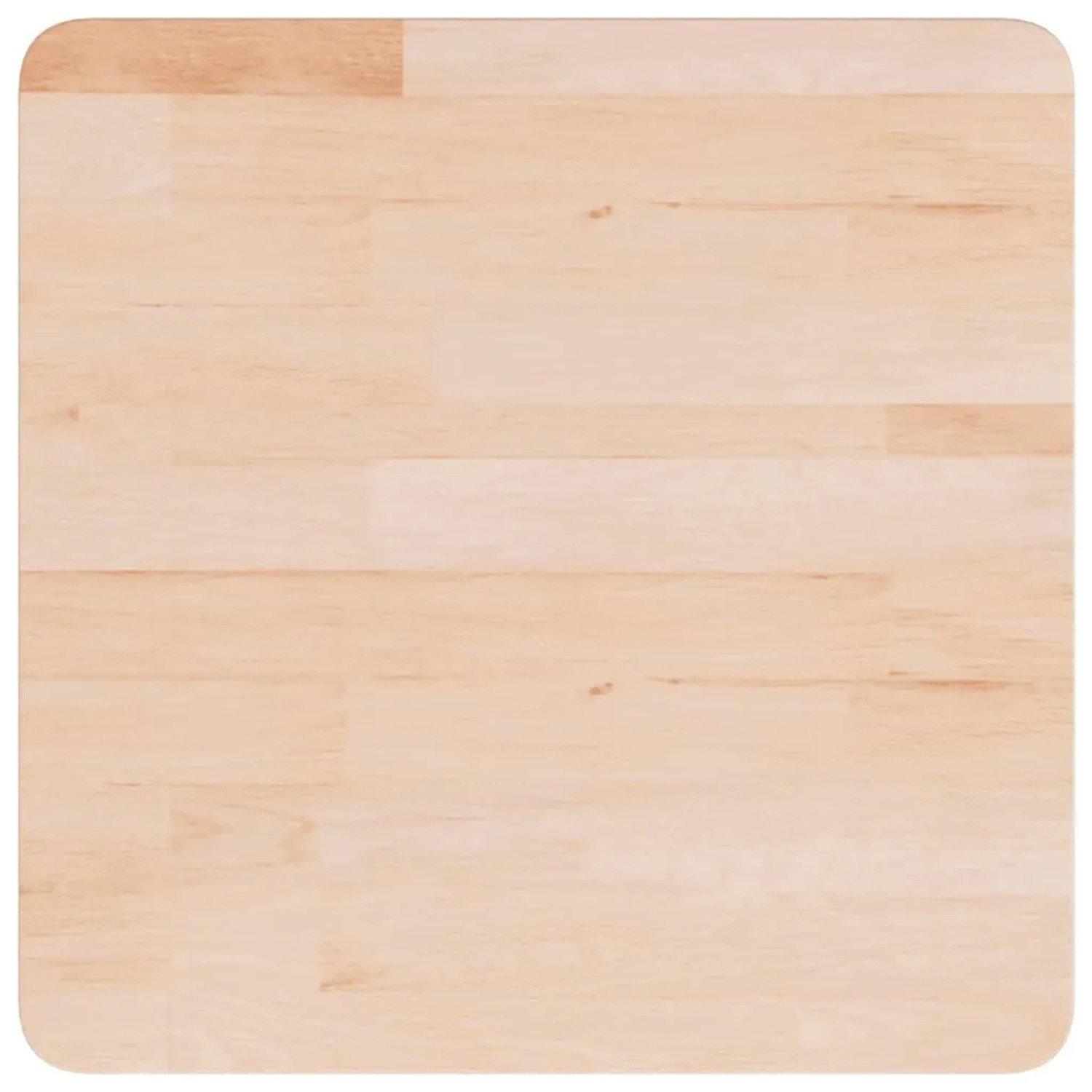 vidaXL Tischplatte Quadratisch 50x50x2,5 cm Eichenholz Unbehandelt