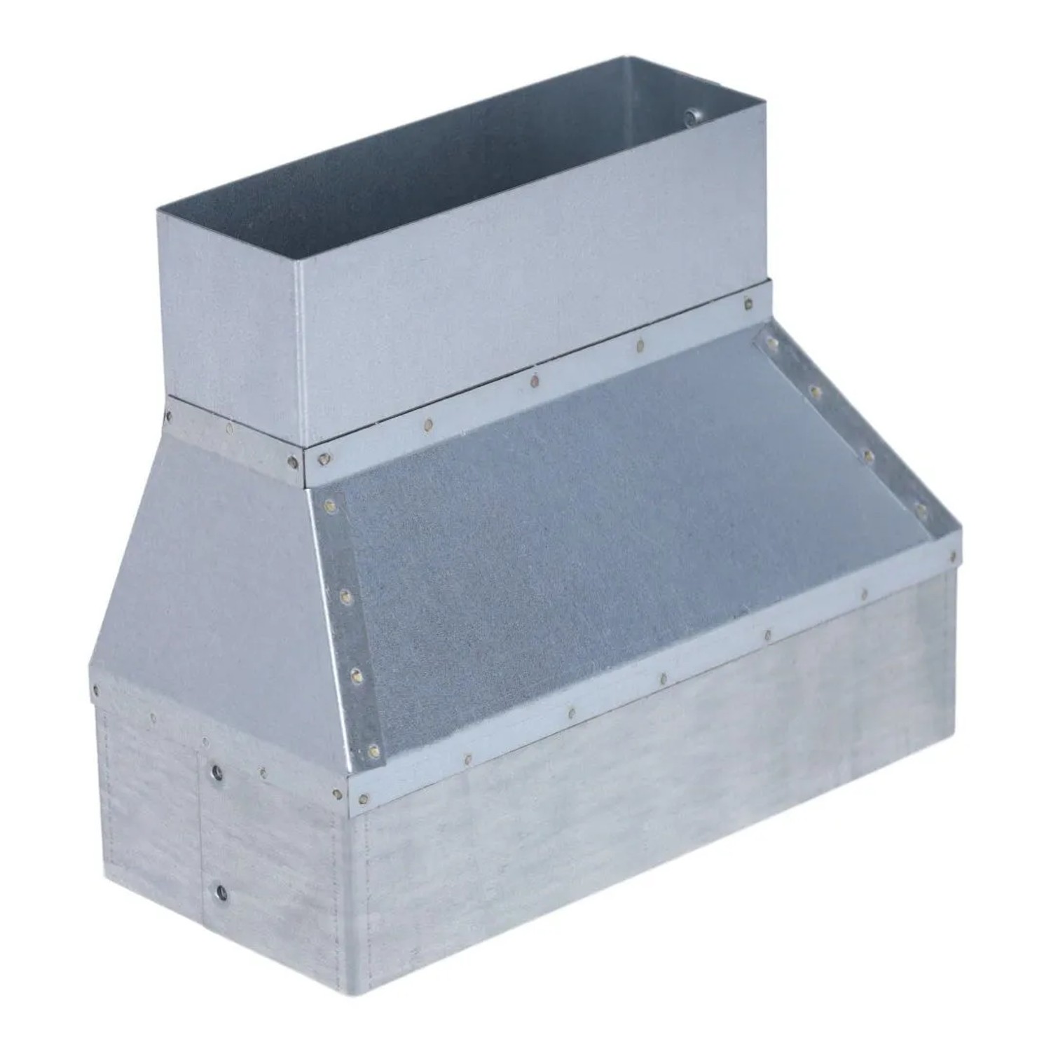 Subtiel Flachkanal Adapter 200 x 90 mm Auf 150 x 50 mm