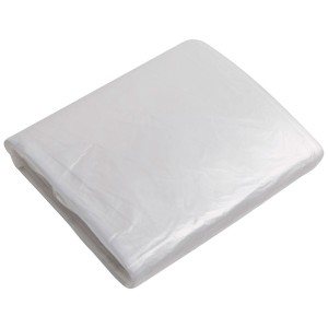 Transparente LUX Abdeckplane, 4x12,5m, 12my, zum Schutz vor Farbe, Schmutz und Nässe.