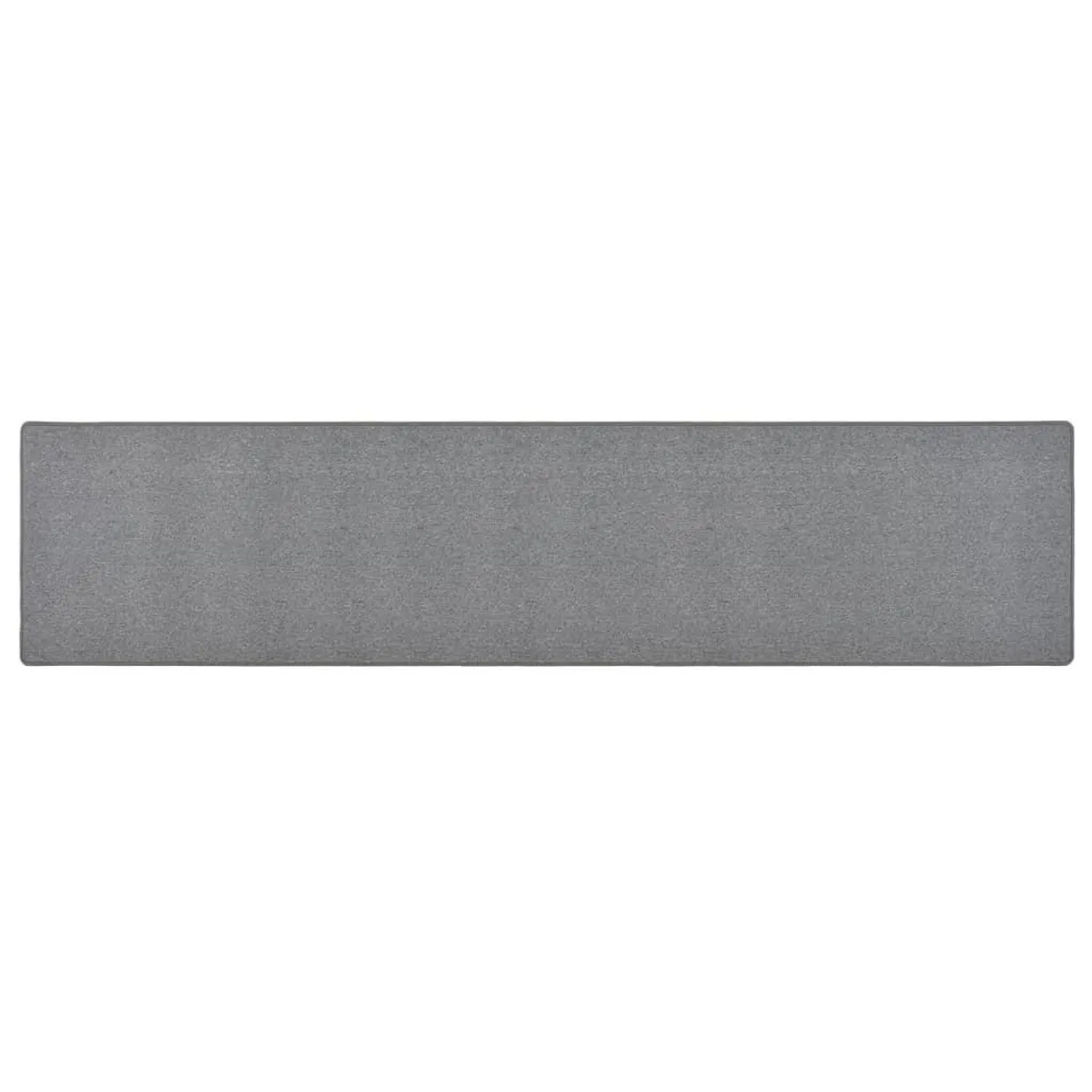 vidaXL Teppichläufer Dunkelgrau 80x400 cm 326977