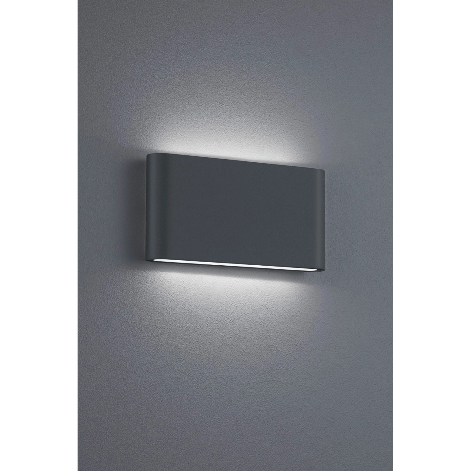 Trio LED-Wandleuchte Thames Anthrazit