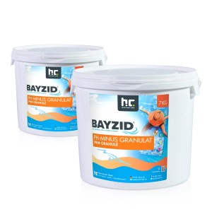 Bayzid pH Minus Granulat für Pool, 4 x 7kg Gebinde zur pH-Wert Senkung.