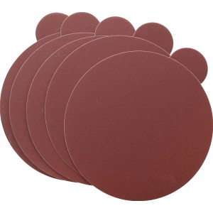 Proxxon Edelkorund-Schleifscheiben, Korn 240, für Tellerschleifer TG 125/E, 5er-Set.