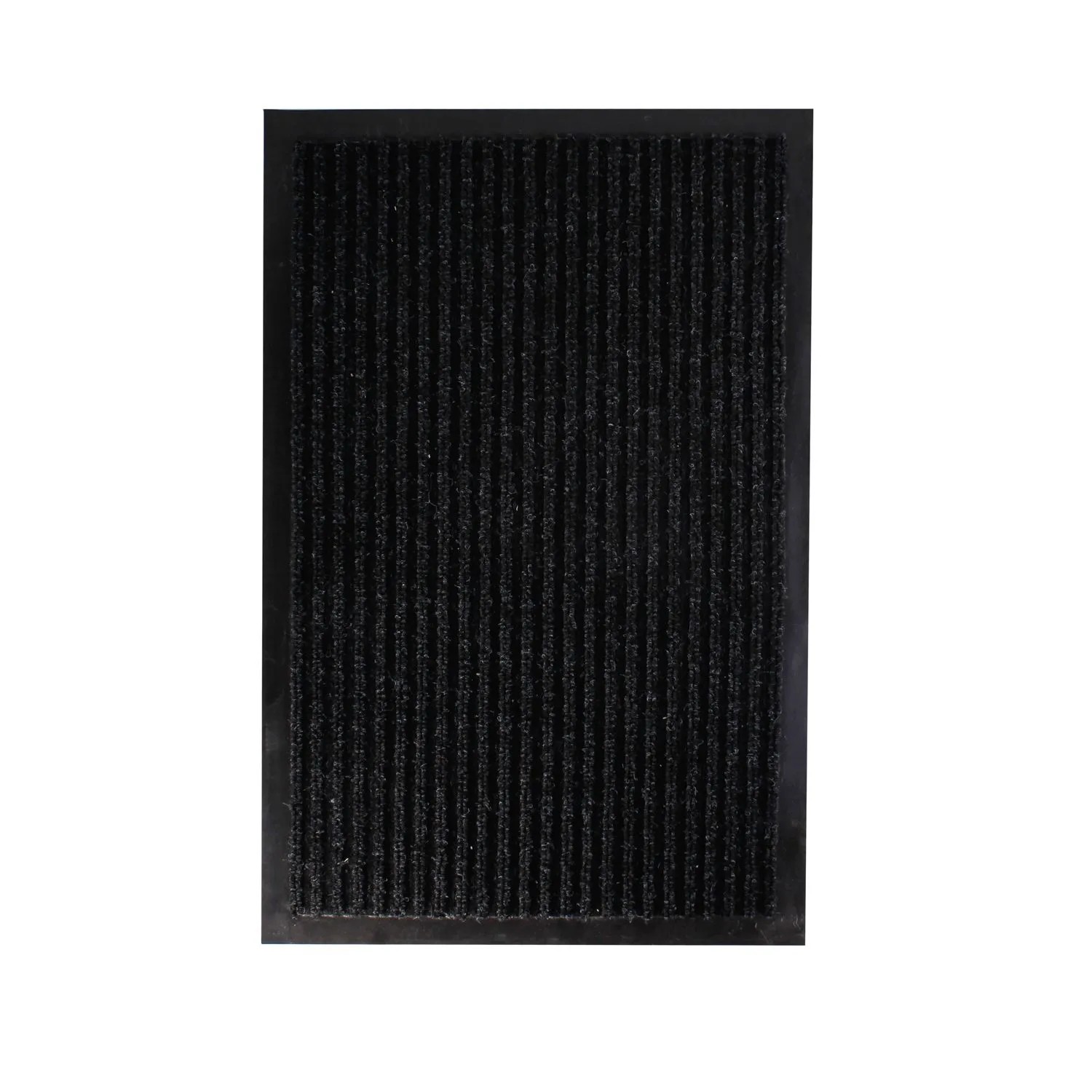Mojawo Türmatte Fußmatte Schmutzfangmatte Eingangsmatte Sauberlaufmatte Fußabtreter 80x120cm Schwarz Rutschfest